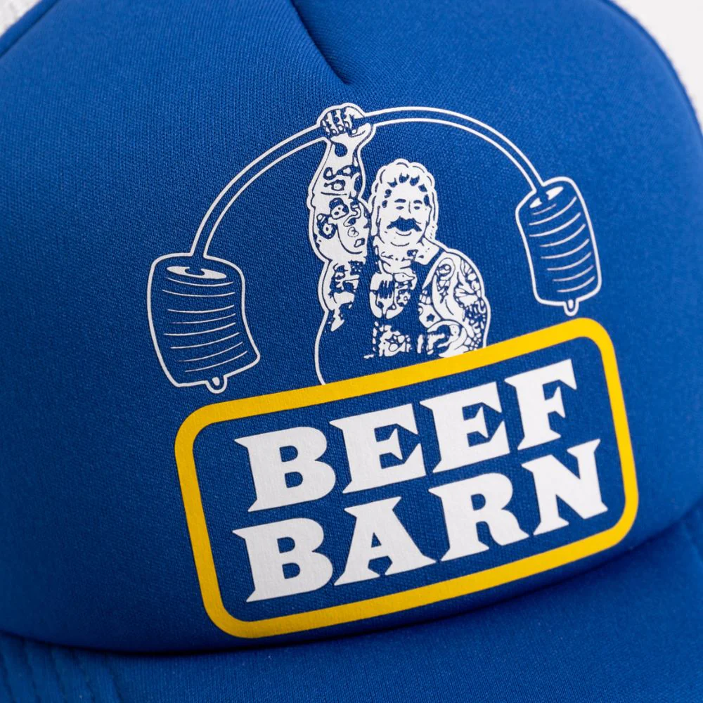 Beef Barn Worldwide Striped Hat - Image 4